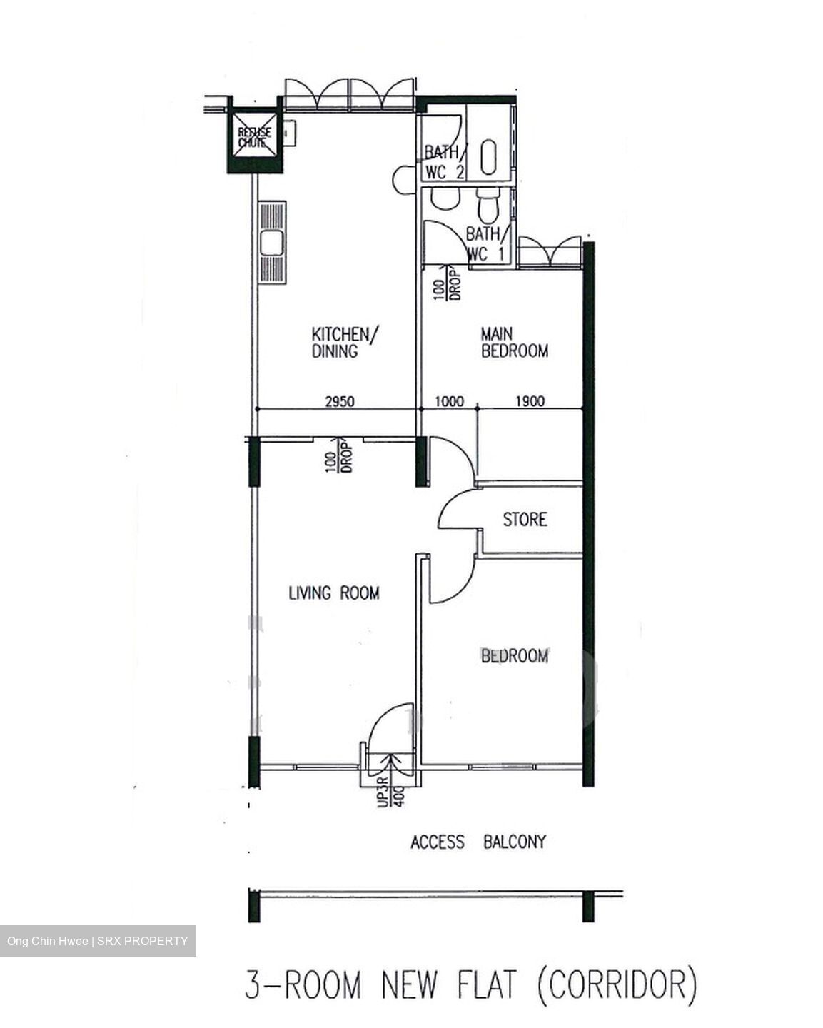 Blk 329 Clementi Avenue 2 (Clementi), HDB 3 Rooms #573688581
